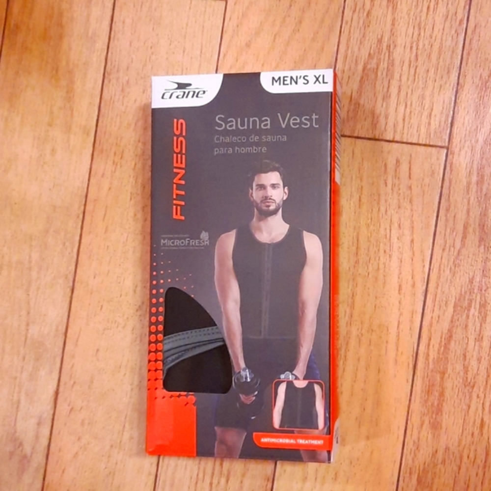 NWT Crane Fitness Sauna Vest
